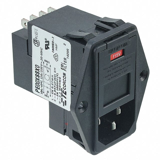 5-6609930-9 TE Connectivity Corcom Filters  Moduli di ingresso alimentazione (PEM)